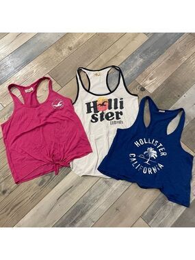 Bundle Lot of 3 Hollister tank tops in size Small